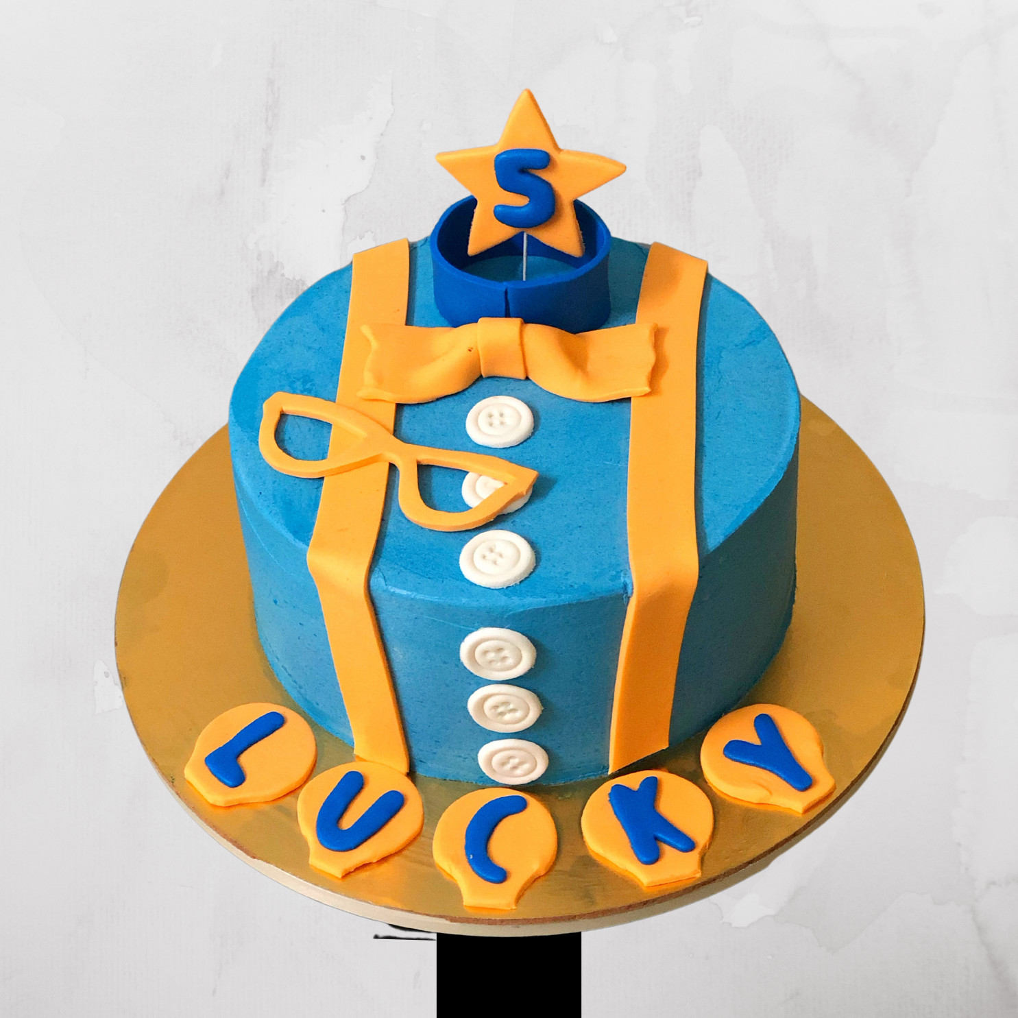Little Gentleman Theme Cake